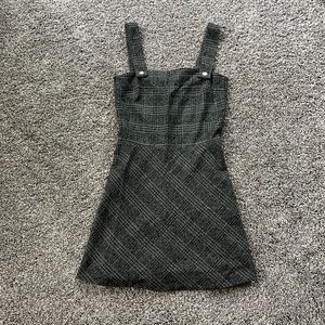 Grey snap top dress